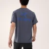 Kragg SL Cotton Bird Word Shirt SS Herr