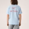 Kragg SL Cotton Bird Word Shirt SS Herr