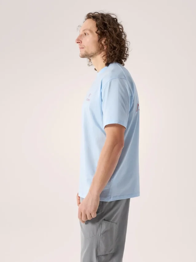 Kragg SL Cotton Bird Word Shirt SS Herr