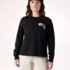 Kragg SL Cotton Bloom Crew Shirt LS för damer