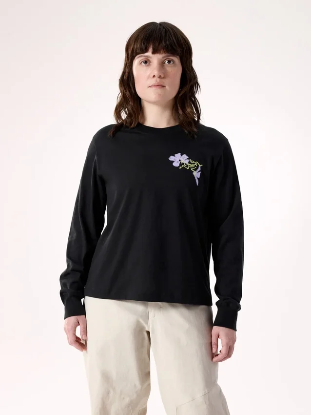 Kragg SL Cotton Bloom Crew Shirt LS för damer