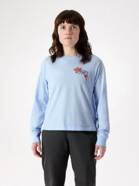 Kragg SL Cotton Bloom Crew Shirt LS för damer