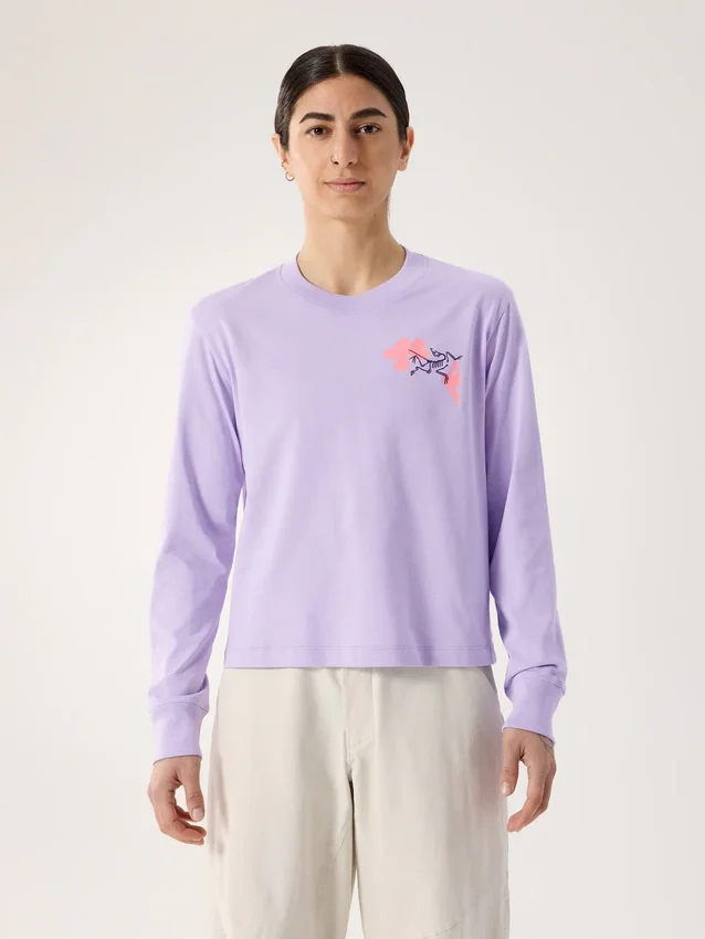Kragg SL Cotton Bloom Crew Shirt LS för damer