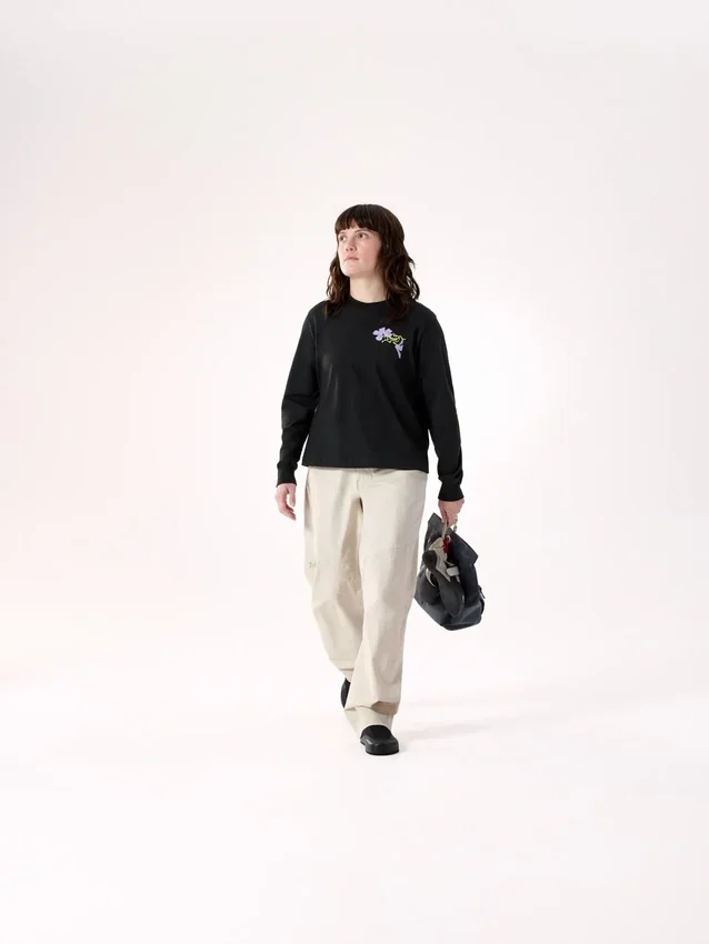 Kragg SL Cotton Bloom Crew Shirt LS för damer