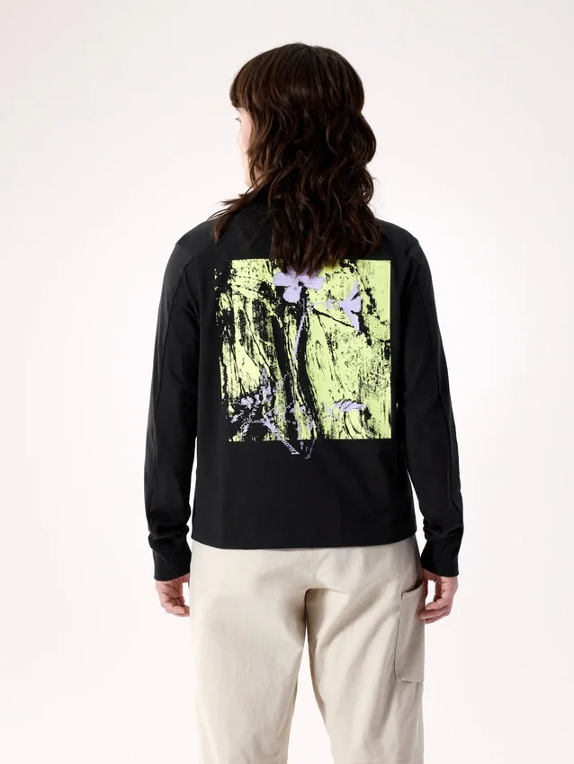 Kragg SL Cotton Bloom Crew Shirt LS för damer
