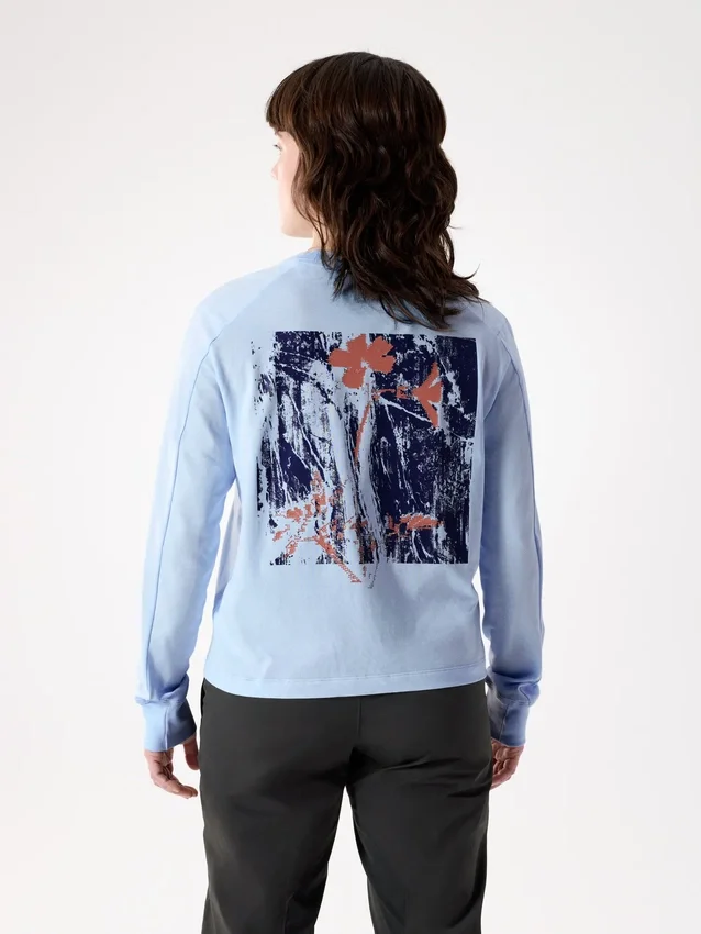 Kragg SL Cotton Bloom Crew Shirt LS för damer