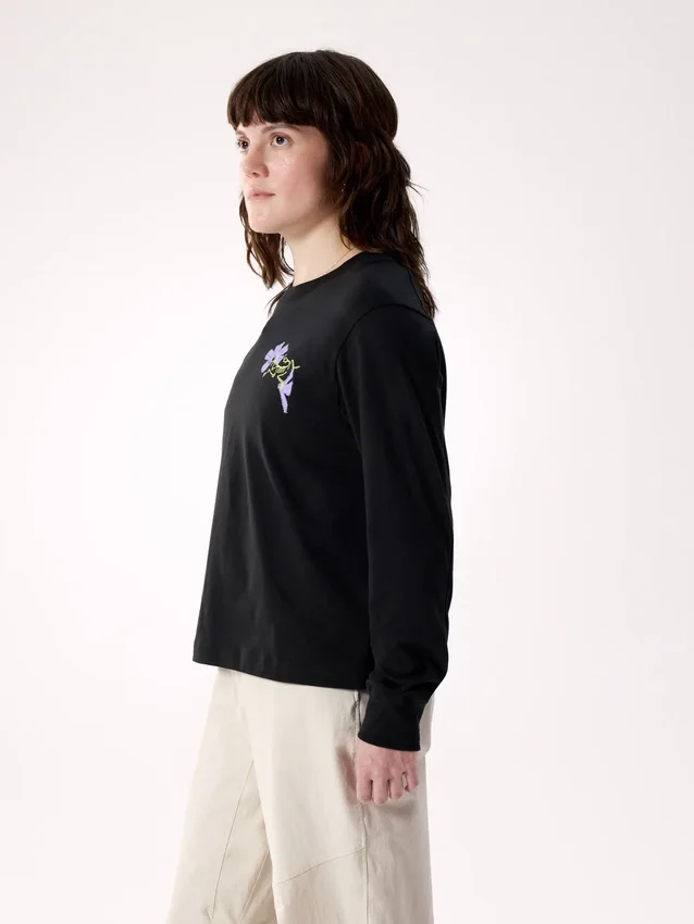 Kragg SL Cotton Bloom Crew Shirt LS för damer