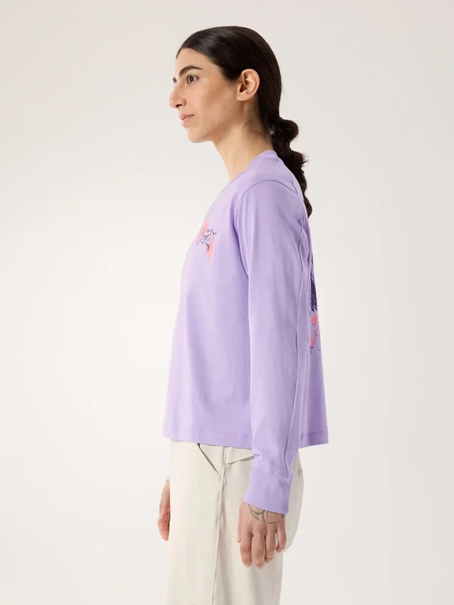 Kragg SL Cotton Bloom Crew Shirt LS för damer