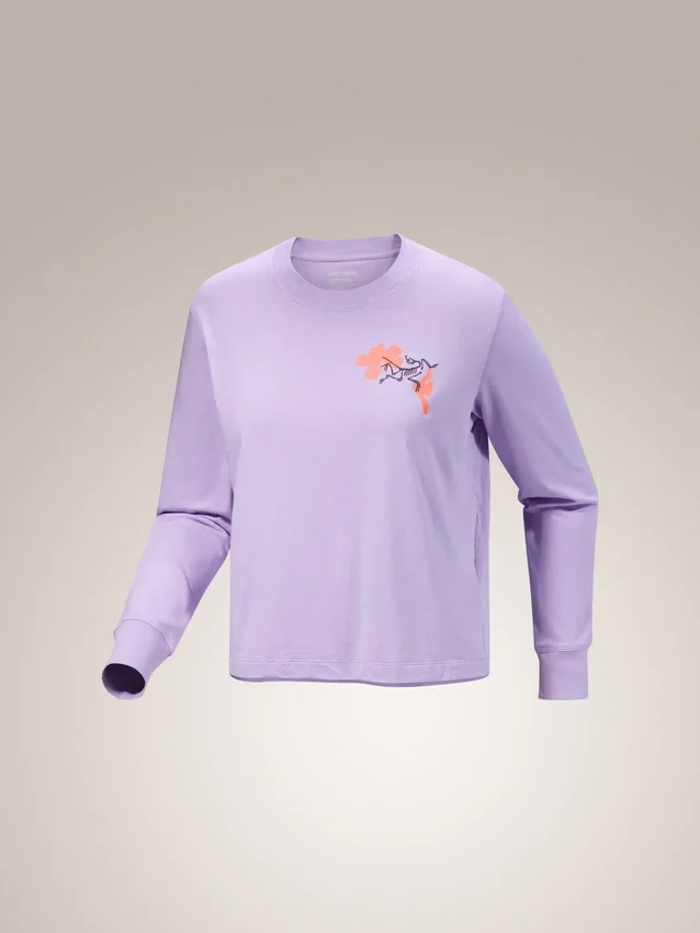 Kragg SL Cotton Bloom Crew Shirt LS för damer