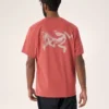 Kragg SL Cotton Blurred Bird-skjorta SS för män