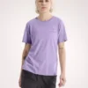 Kragg SL Cotton Emblem Crew Shirt SS för damer
