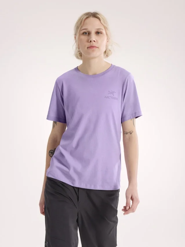 Kragg SL Cotton Emblem Crew Shirt SS för damer
