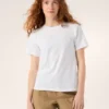 Kragg SL Cotton Emblem Crew Shirt SS för damer