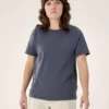 Kragg SL Cotton Emblem Crew Shirt SS för damer