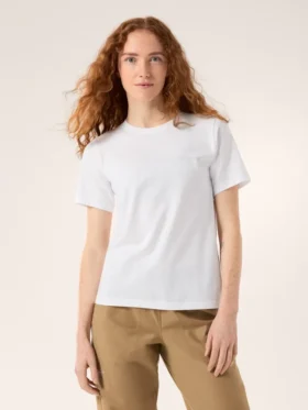 Kragg SL Cotton Emblem Crew Shirt SS för damer