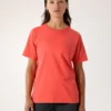 Kragg SL Cotton Emblem Crew Shirt SS för damer