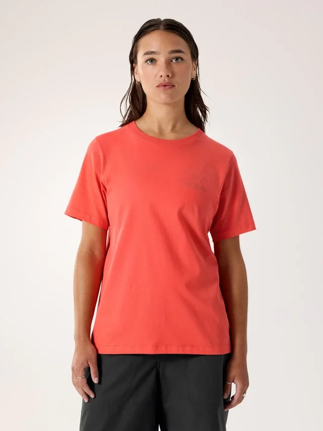 Kragg SL Cotton Emblem Crew Shirt SS för damer