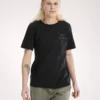 Kragg SL Cotton Emblem Crew Shirt SS för damer