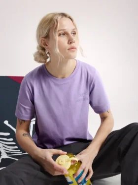 Kragg SL Cotton Emblem Crew Shirt SS för damer