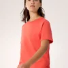 Kragg SL Cotton Emblem Crew Shirt SS för damer