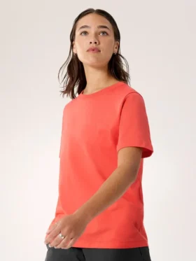 Kragg SL Cotton Emblem Crew Shirt SS för damer