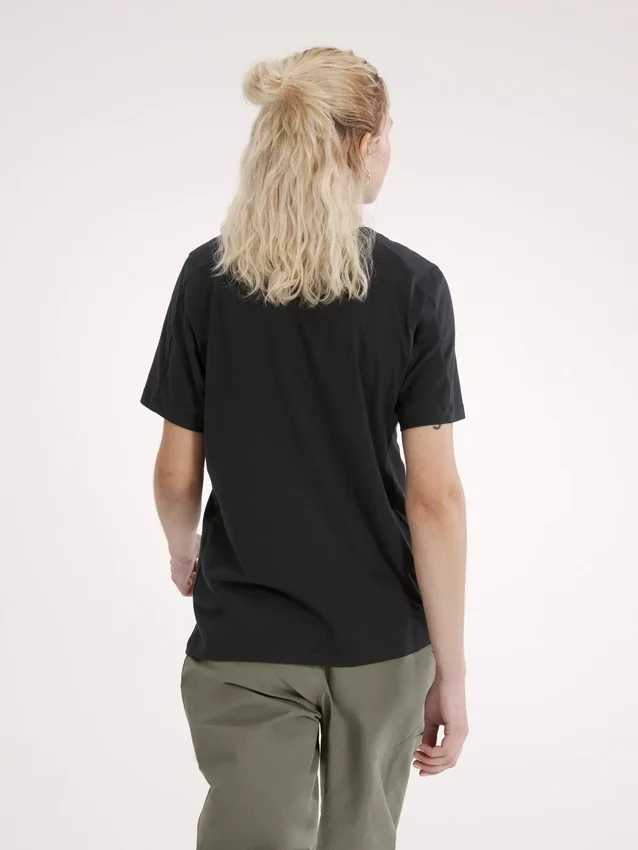 Kragg SL Cotton Emblem Crew Shirt SS för damer