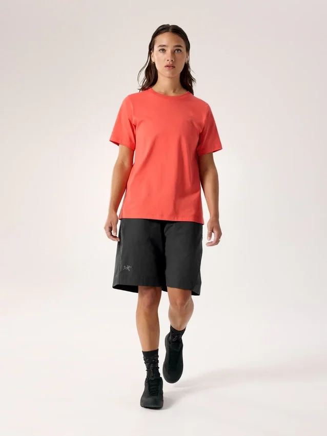 Kragg SL Cotton Emblem Crew Shirt SS för damer