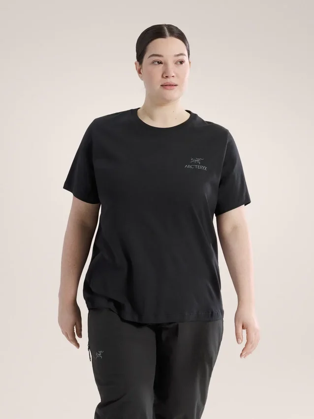 Kragg SL Cotton Emblem Crew Shirt SS för damer