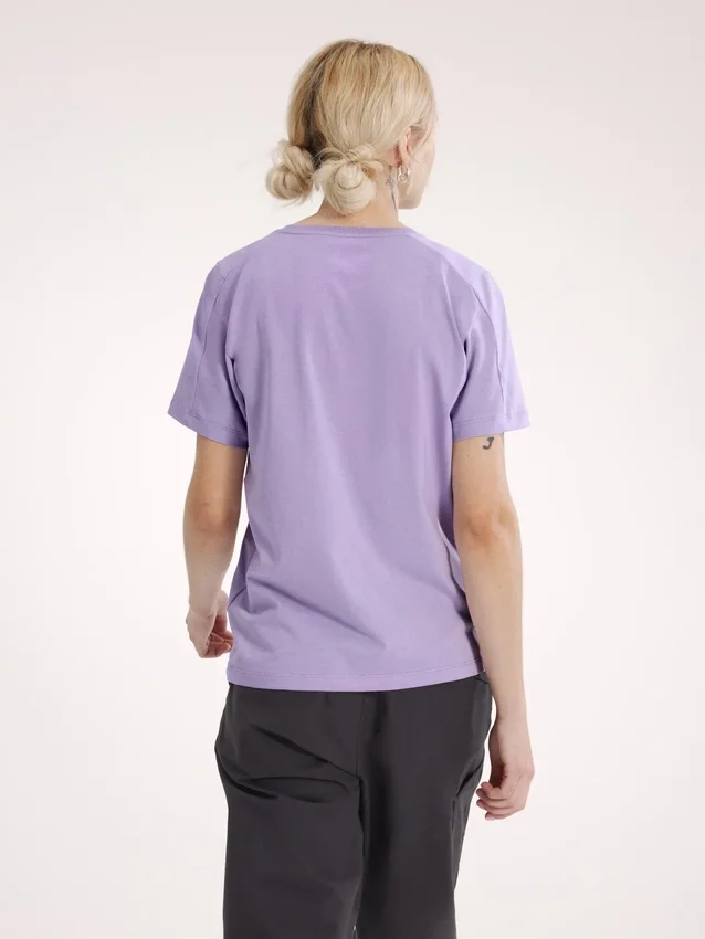 Kragg SL Cotton Emblem Crew Shirt SS för damer