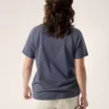 Kragg SL Cotton Emblem Crew Shirt SS för damer