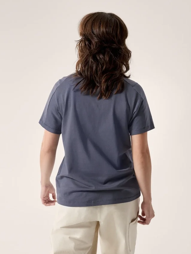 Kragg SL Cotton Emblem Crew Shirt SS för damer