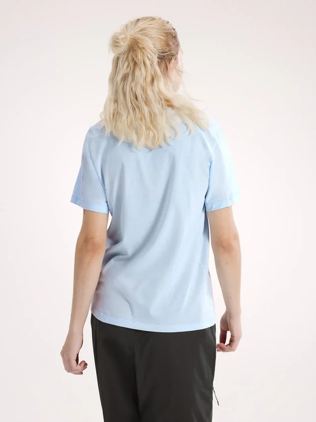 Kragg SL Cotton Emblem Crew Shirt SS för damer