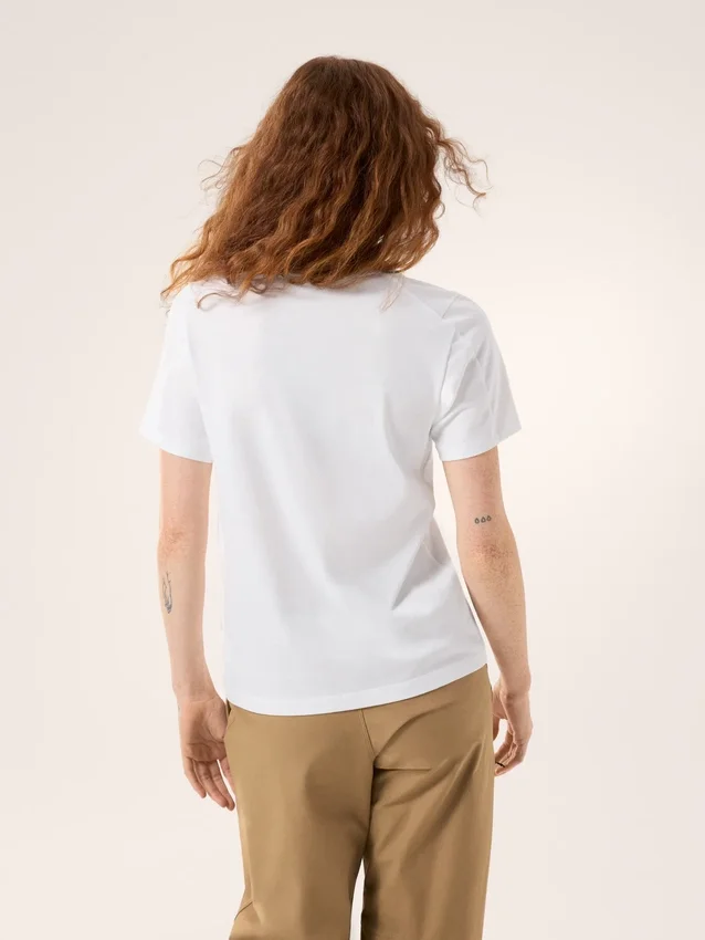 Kragg SL Cotton Emblem Crew Shirt SS för damer