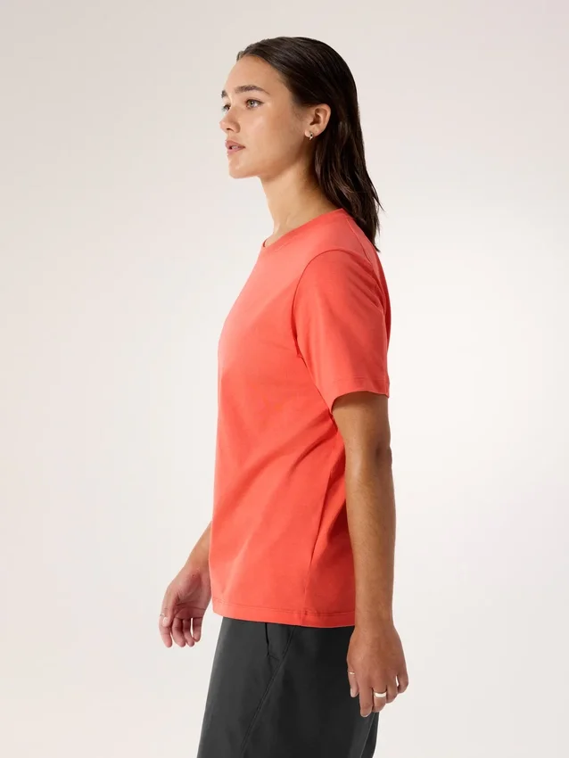 Kragg SL Cotton Emblem Crew Shirt SS för damer