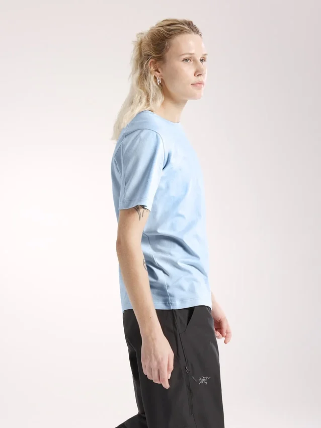 Kragg SL Cotton Emblem Crew Shirt SS för damer