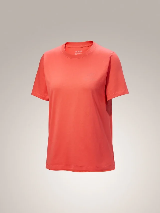 Kragg SL Cotton Emblem Crew Shirt SS för damer