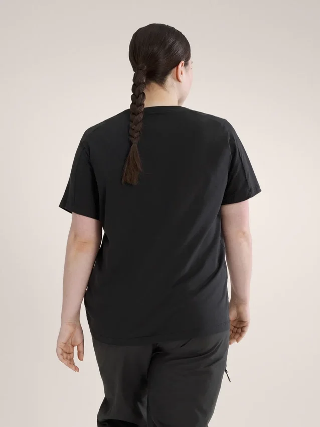 Kragg SL Cotton Emblem Crew Shirt SS för damer