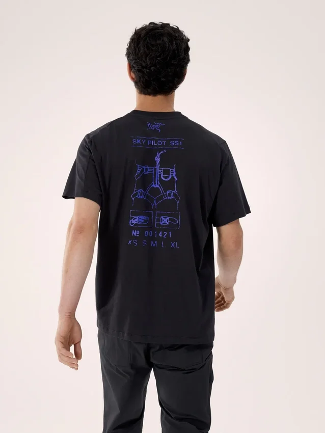 Kragg SL Cotton Sky Pilot SS1-tröja SS för män