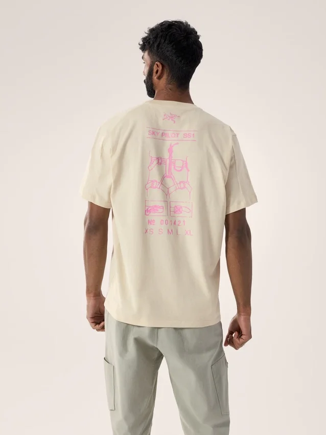 Kragg SL Cotton Sky Pilot SS1-tröja SS för män