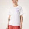 Kragg SL Cotton Superbloom Crew Shirt SS för damer