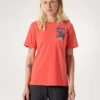 Kragg SL Cotton Superbloom Crew Shirt SS för damer