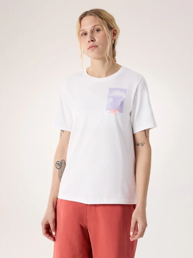 Kragg SL Cotton Superbloom Crew Shirt SS för damer