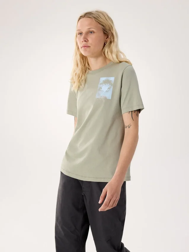 Kragg SL Cotton Superbloom Crew Shirt SS för damer