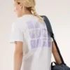 Kragg SL Cotton Superbloom Crew Shirt SS för damer