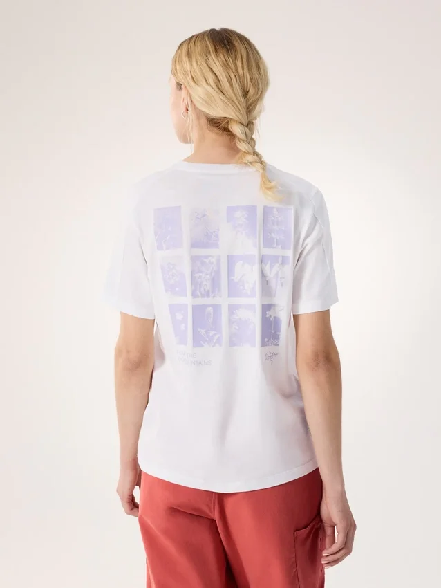 Kragg SL Cotton Superbloom Crew Shirt SS för damer