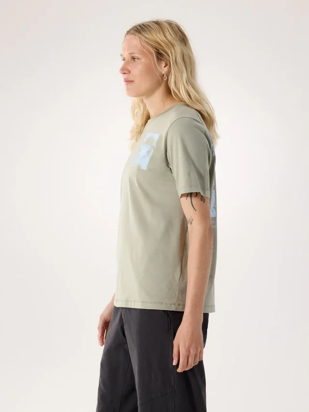 Kragg SL Cotton Superbloom Crew Shirt SS för damer