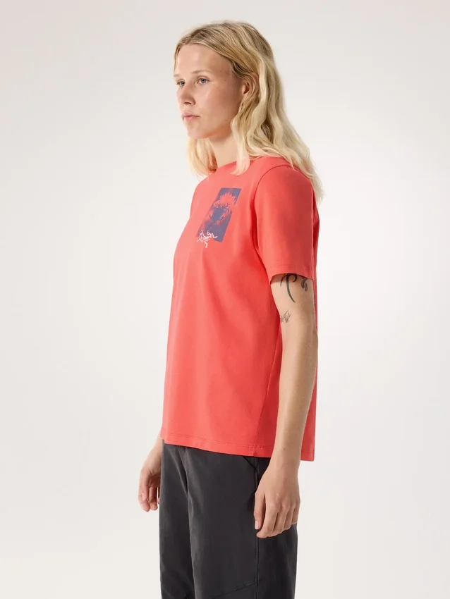 Kragg SL Cotton Superbloom Crew Shirt SS för damer