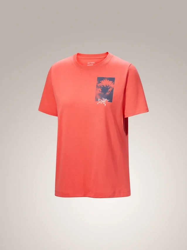 Kragg SL Cotton Superbloom Crew Shirt SS för damer