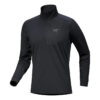 Rho LT Zip Neck Top ”Black”