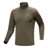 Rho LT Zip Neck Top ”Green”